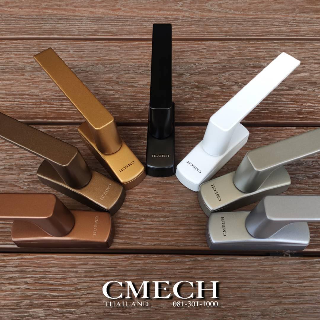 มือจับ CMECH 6 สี พรีเมียม — ใช้ในระบบยูโรโปรไฟล์ WeWealthAlu