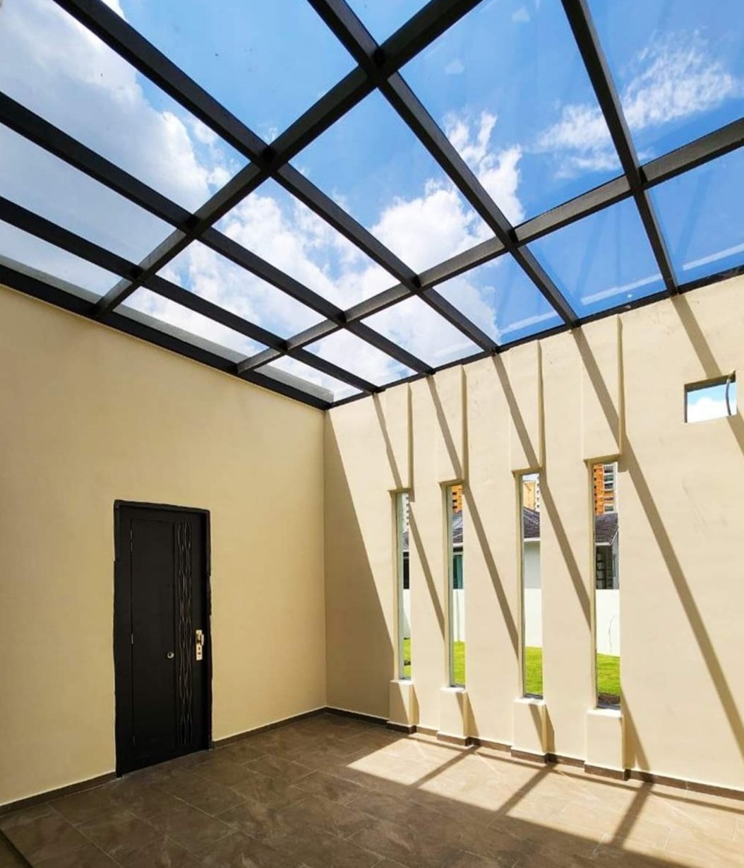 Skylight หลังคากระจก อลูมิเนียม กันน้ำ กันความร้อน นนทบุรี