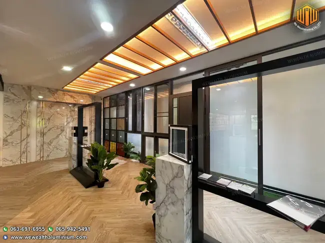 โชว์รูม WeWealthAlu อลูมิเนียม กระจก นนทบุรี